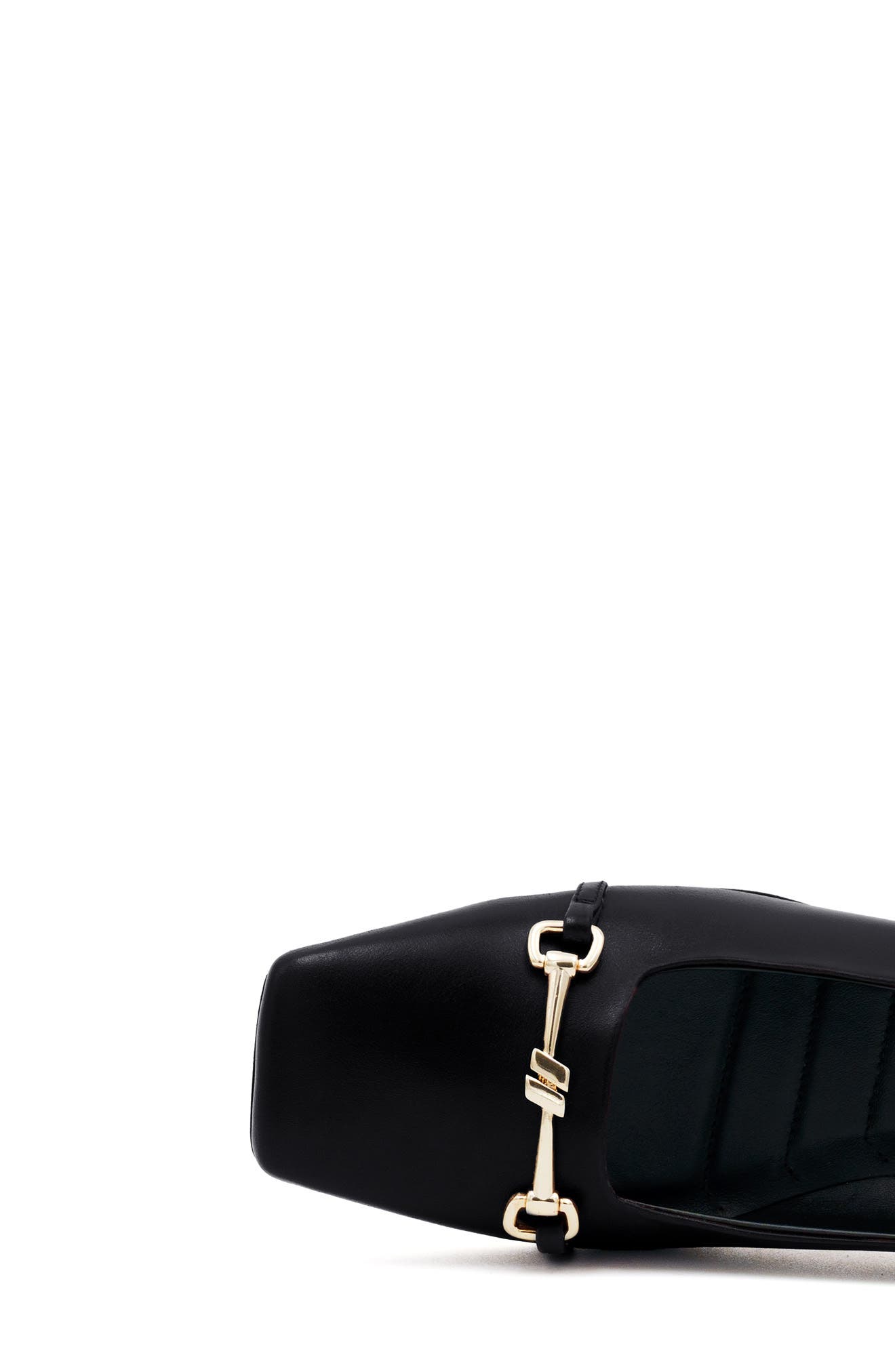 Sesto Leather Pointed Toe Pump, Alternate, color, BLACK