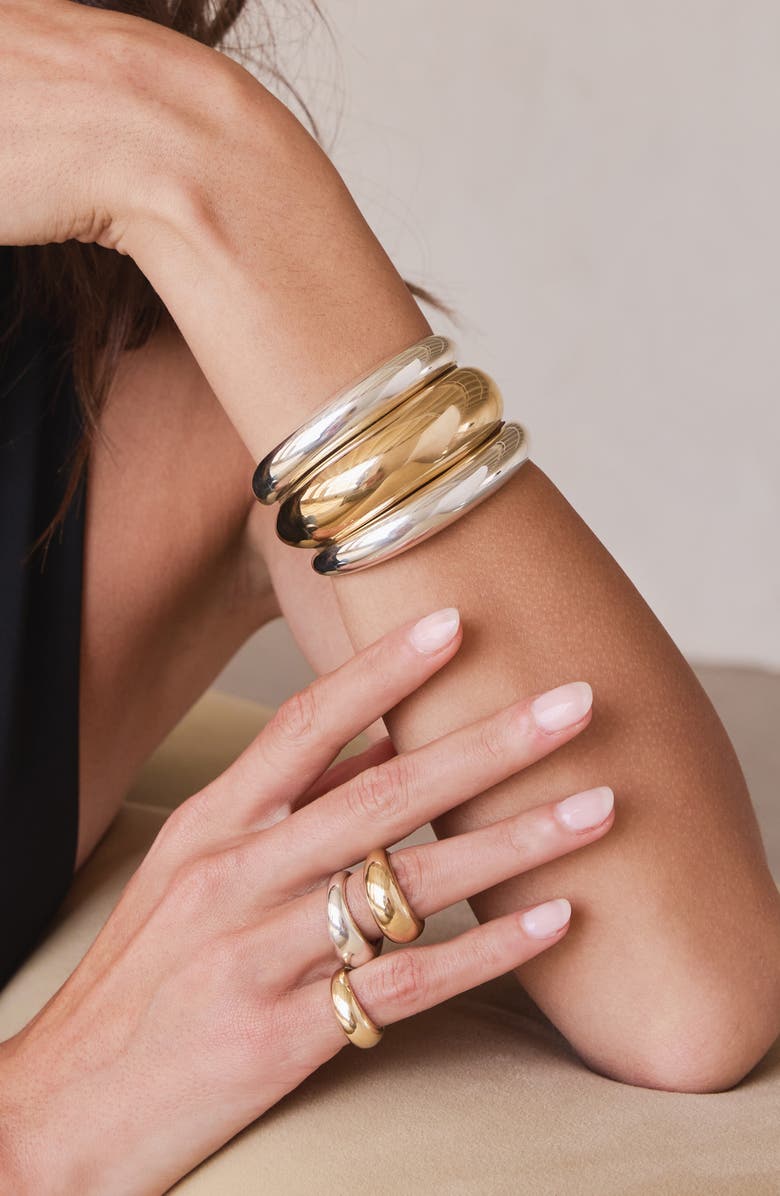 Zoë Chicco Medium Aura Ring, Alternate, color, Yellow Gold