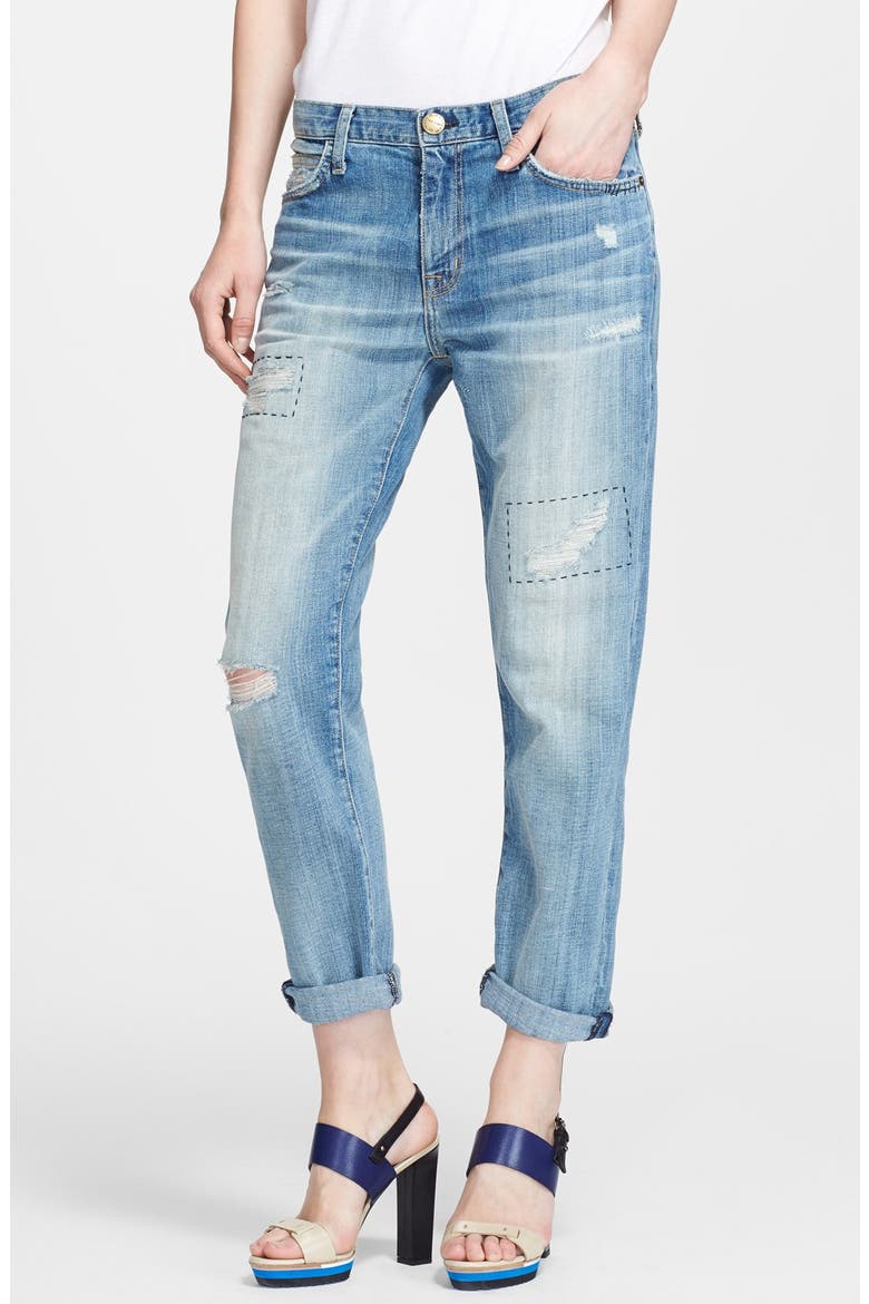 'The Fling' Rolled Jeans, Main, color, BUCKEYE REPAIR