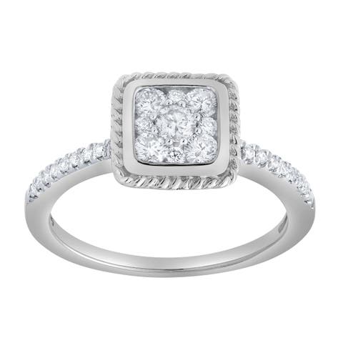 Caelina 0.50 Ct 10K Gold Diamond Ring
