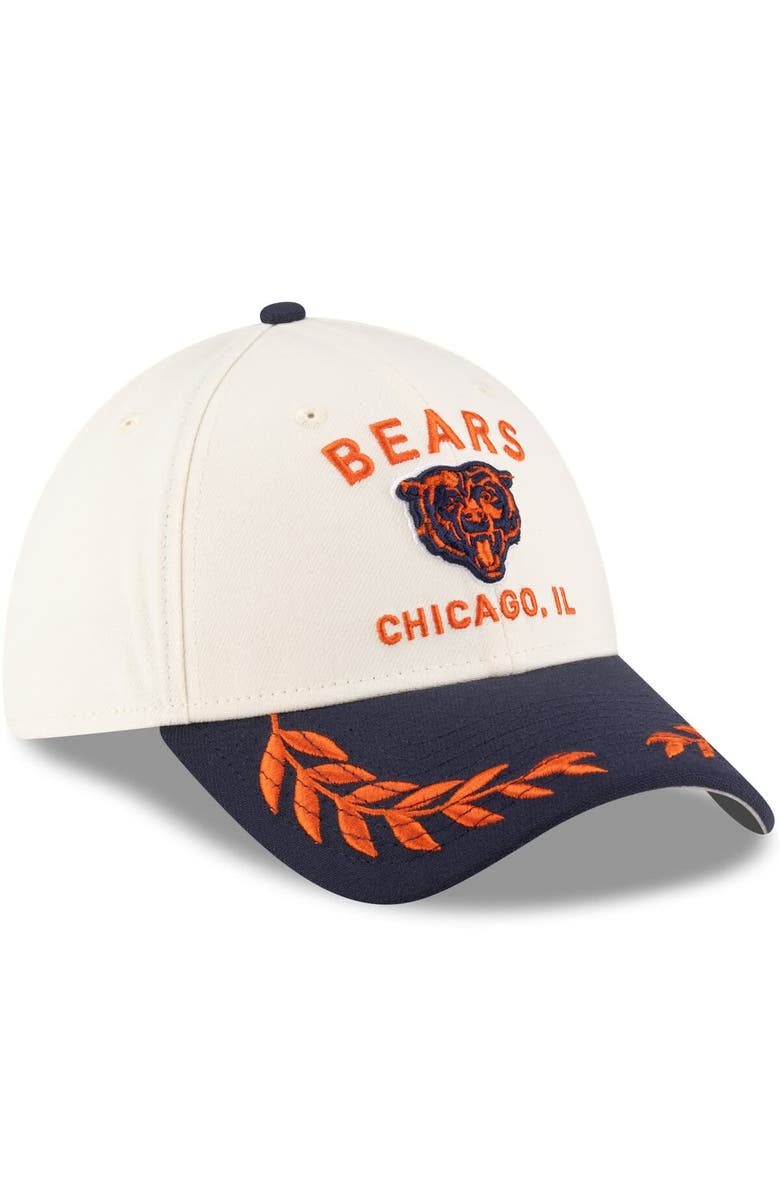 New Era Men's New Era Cream/Navy Chicago Bears 2025 NFL Draft 39THIRTY Flex Hat, Alternate, color, Cream