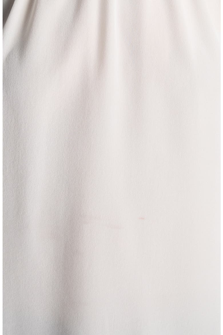 Lace Insert Silk Crêpe de Chine Top, Alternate, color, LIGHT IVORY