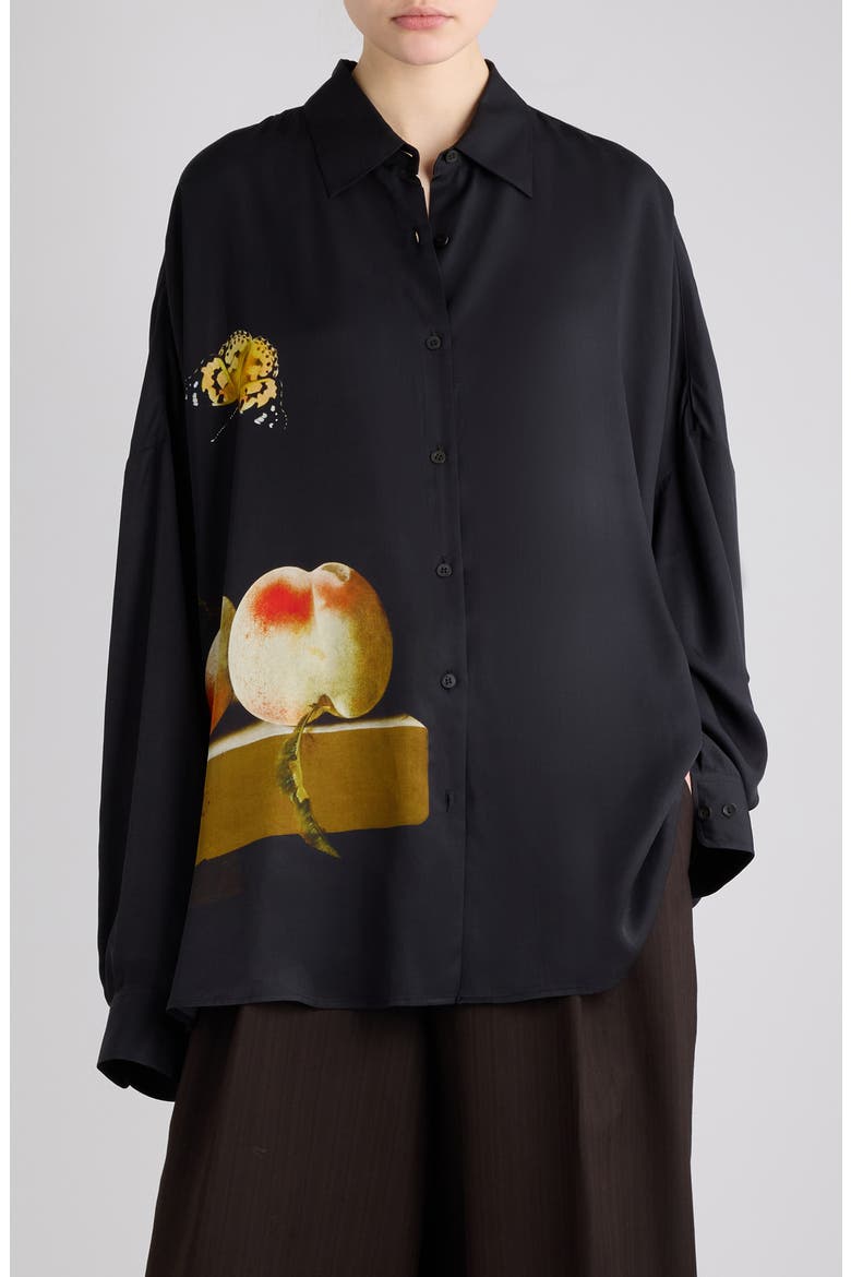Casia Graphic Oversized Shirt, Main, color, DESSIN B