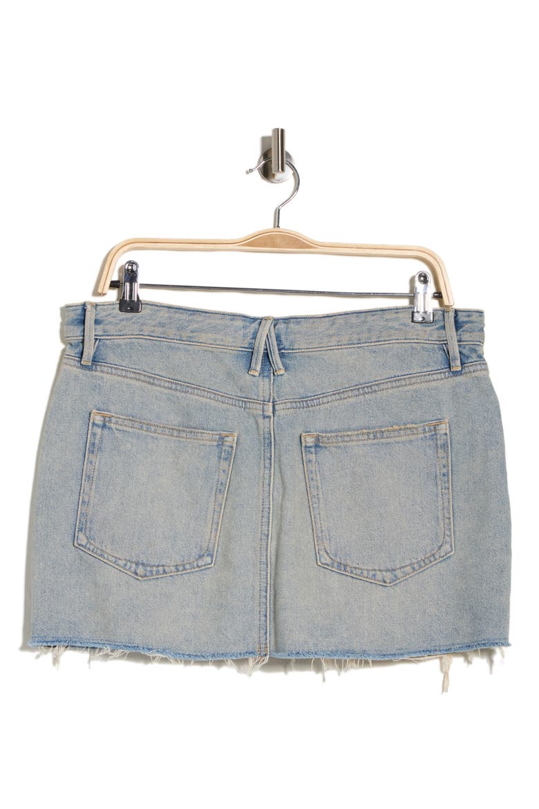 The Khlo Denim Miniskirt, Alternate, color, INDIGO1066