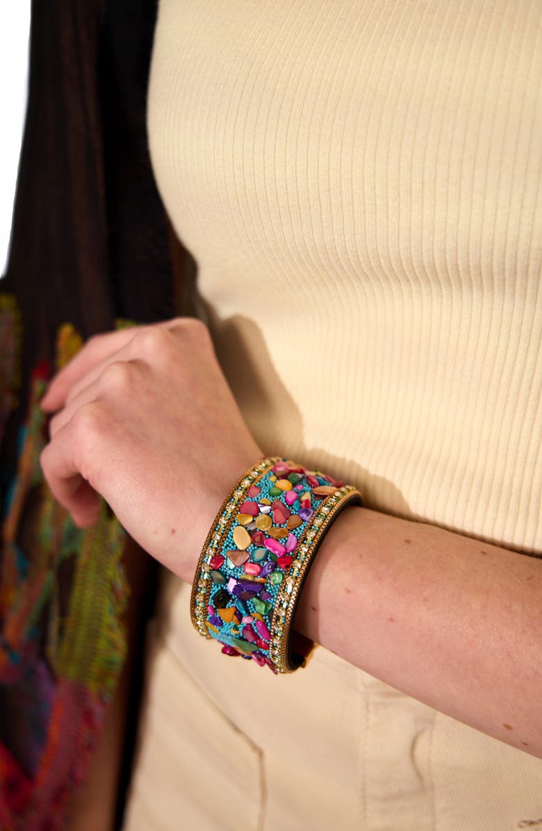 SAACHI Stone Beaded Bracelet, Alternate, color, 