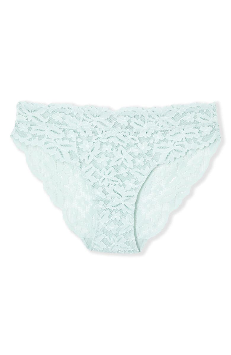 Etam Legende Lace Panties, Alternate, color, Blue Green