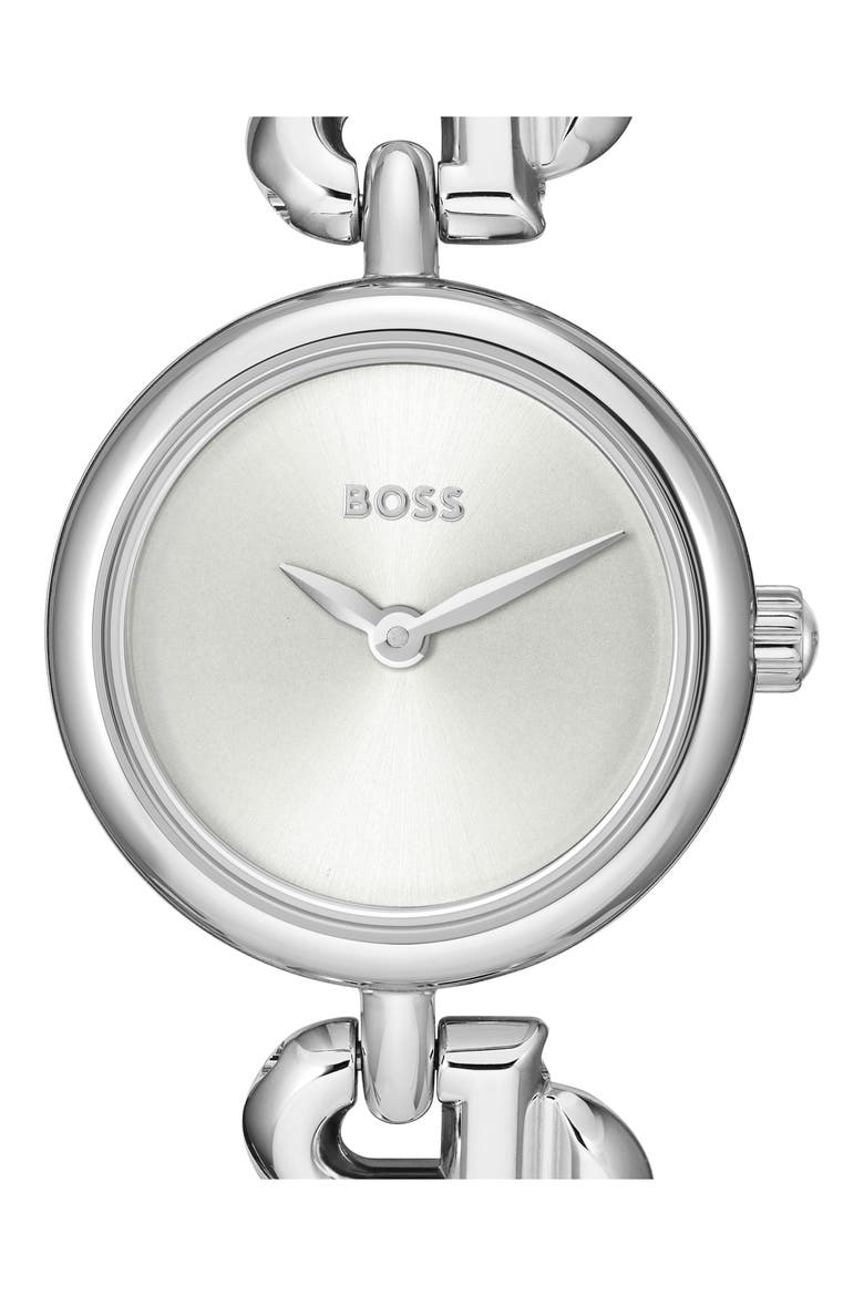 Double B Dressy Bracelet Watch, 23mm, Alternate, color, SILVER WHITE