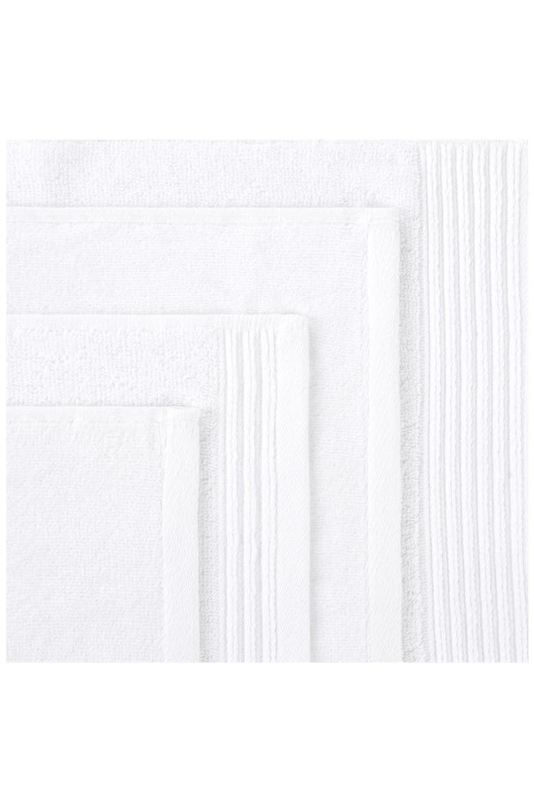 Marble 10-Piece Quick-Drying Cotton Towel Set, Alternate, color, WHITE