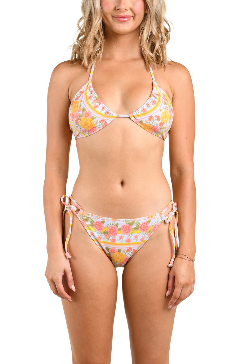 Good Day Convertible Bikini Top, Alternate, color, WHITE MULTI