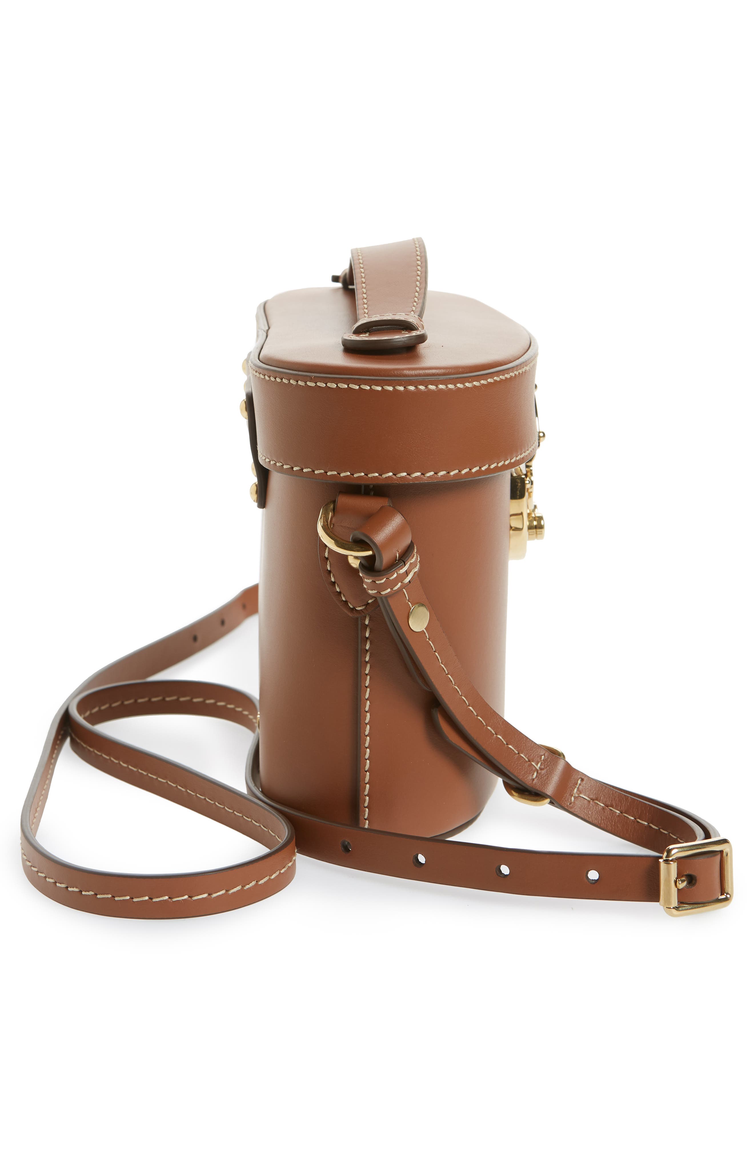 Miu Miu City Vanity Calfskin Leather Crossbody Bag, Alternate, color, 