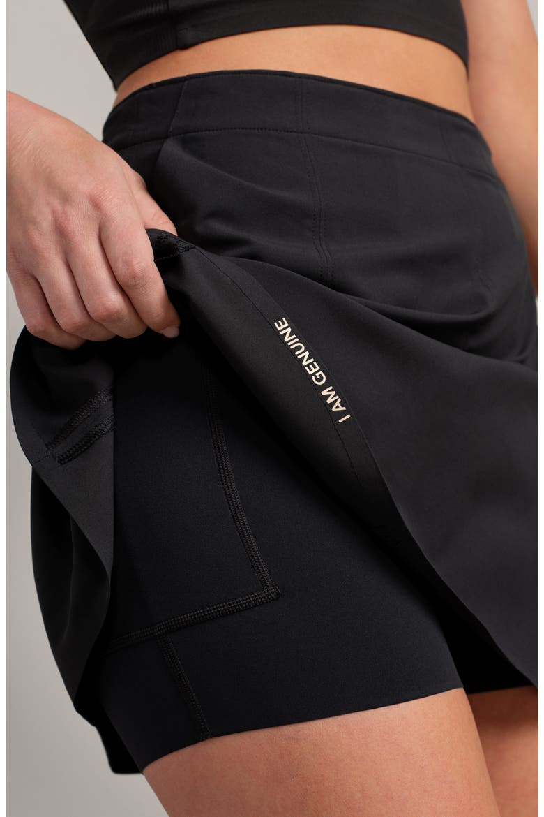 Mirage UPF 50+ Skort, Alternate, color, PURE BLACK