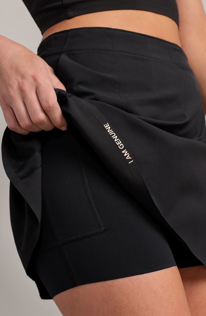 Rhone Mirage UPF 50+ Skort, Alternate, color, Pure Black