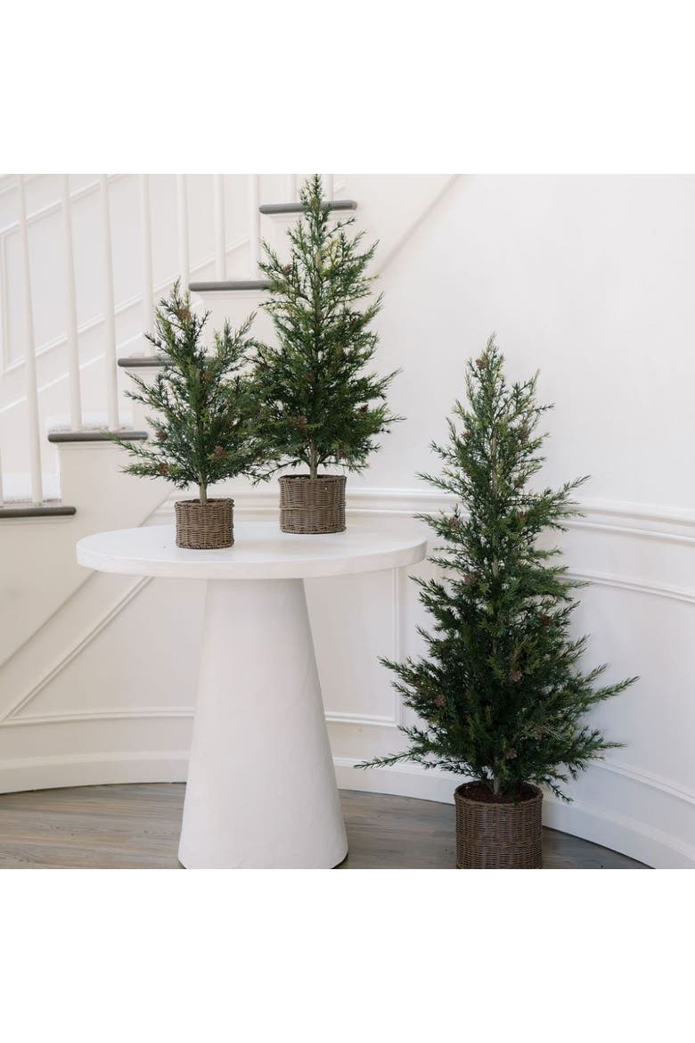 2' Pine Tree, Alternate, color, Green