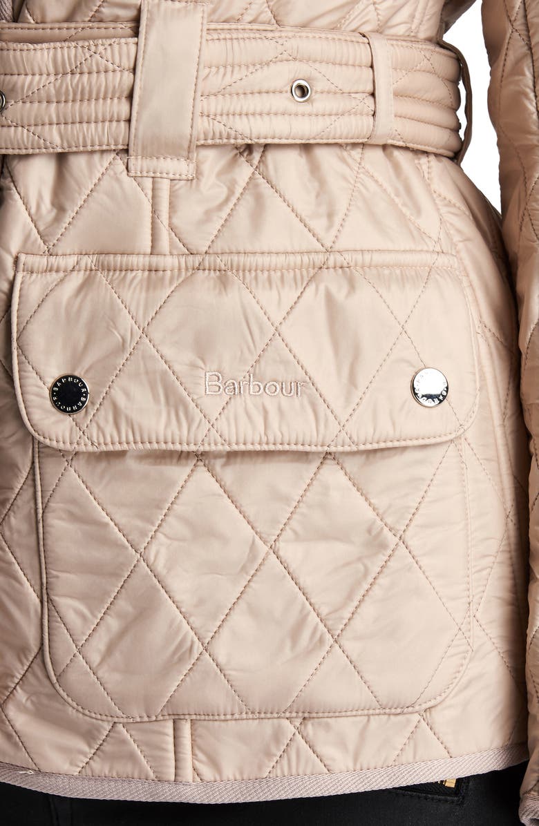 Barbour International Water Resistant Polarquilt Moto Jacket, Alternate, color, 