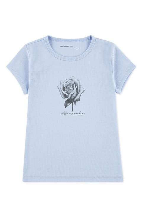 Kids' Rose Logo Graphic T-Shirt (Little Kid & Big Kid)
