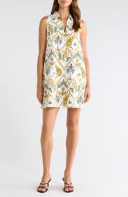 SUGARLIPS Lexya Print Sleeveless Minidress