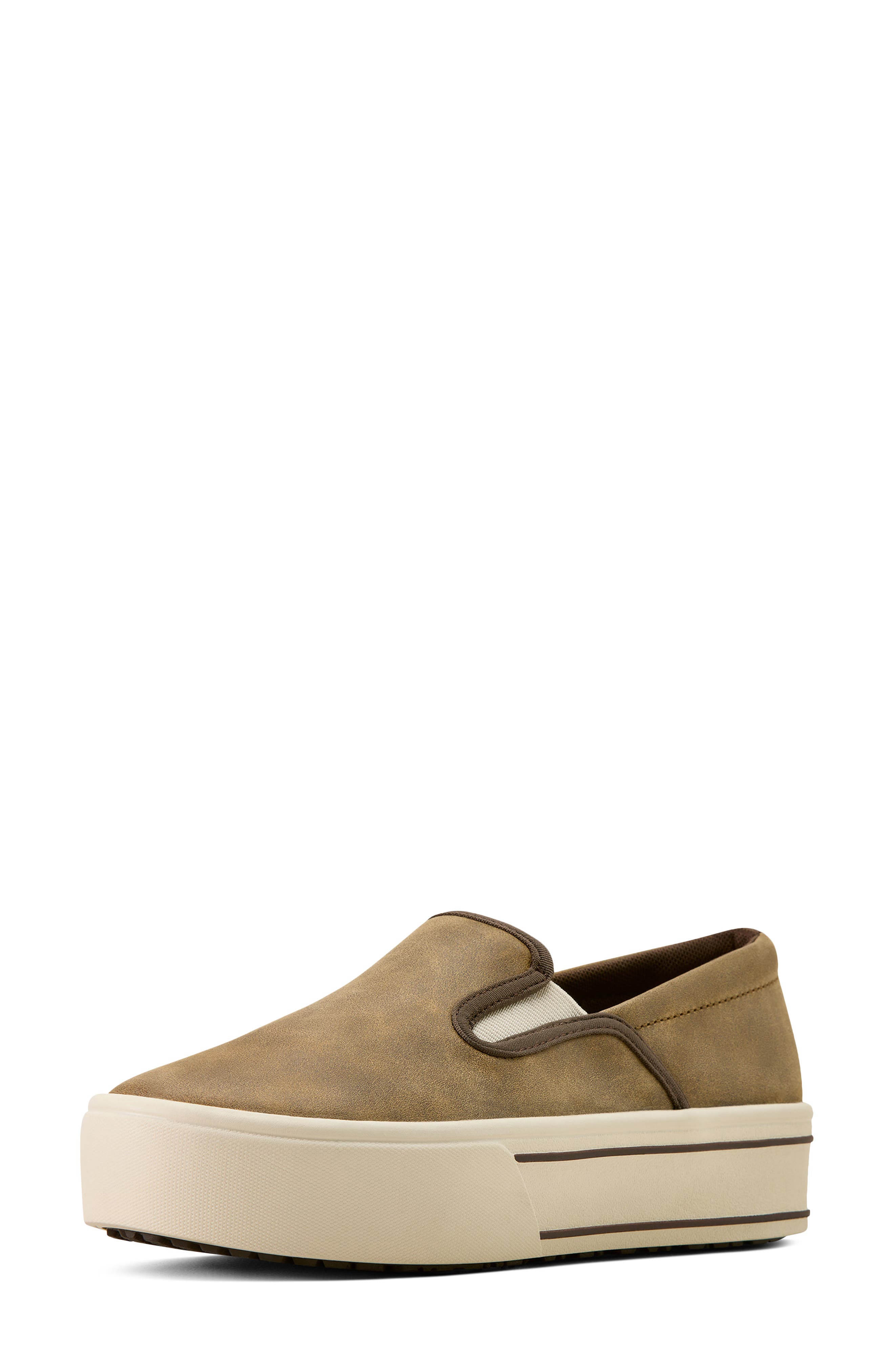 Ariat Skylar Slip-On Sneaker, Alternate, color, Brown Bomber