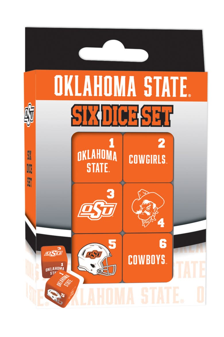 Oklahoma State Cowboys Dice Set - 19mm, Main, color, Multicolor