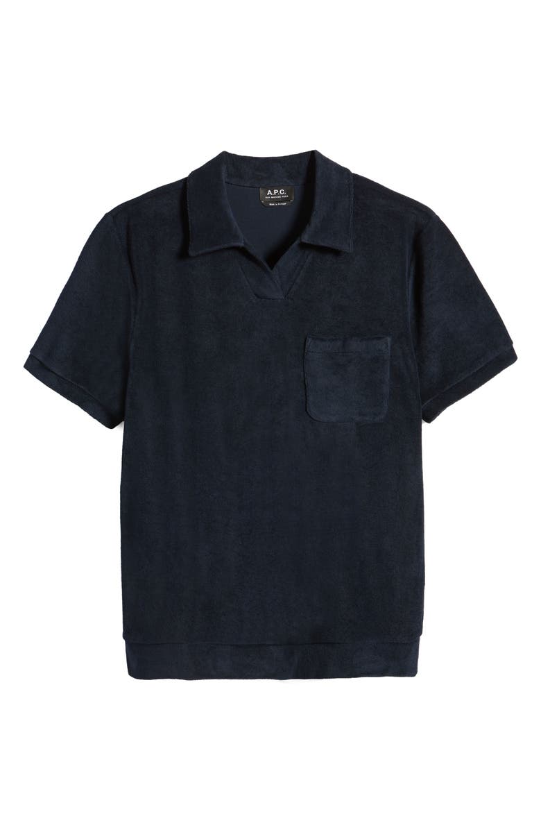 A.P.C. Agustino Cotton French Terry Polo, Alternate, color, 
