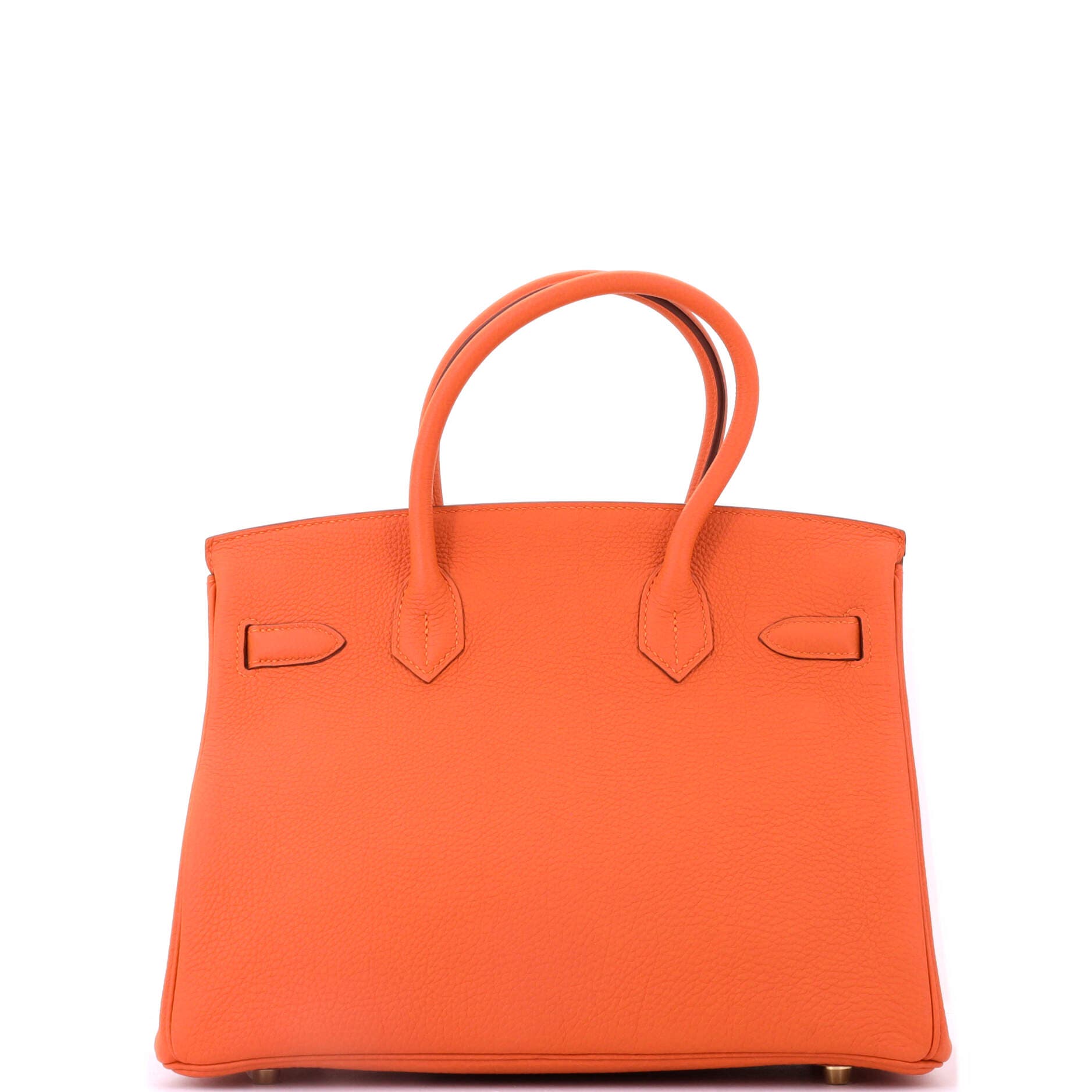 Pre-Owned Hermes Birkin Handbag Orange Togo with Gold Hardware 30, Alternate, color, Orange H