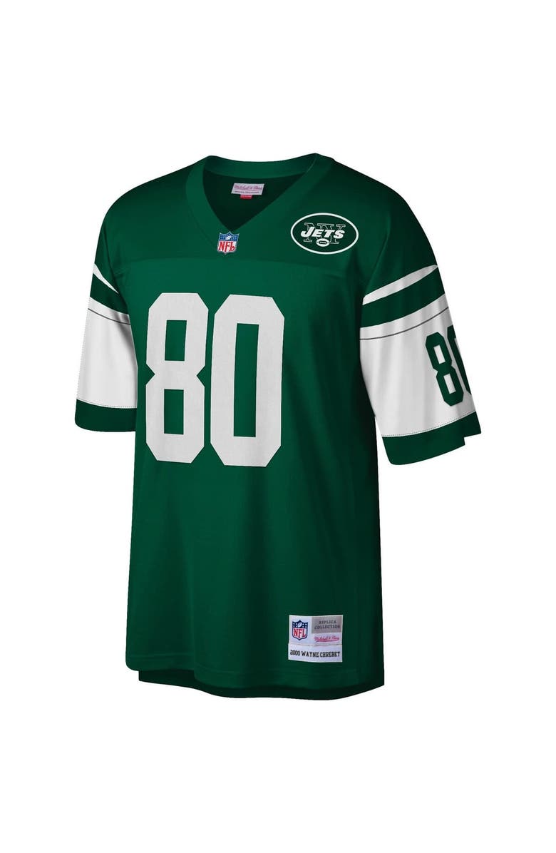 Mitchell & Ness Men's Mitchell & Ness Wayne Chrebet Green New York Jets Legacy Replica Jersey, Alternate, color, 