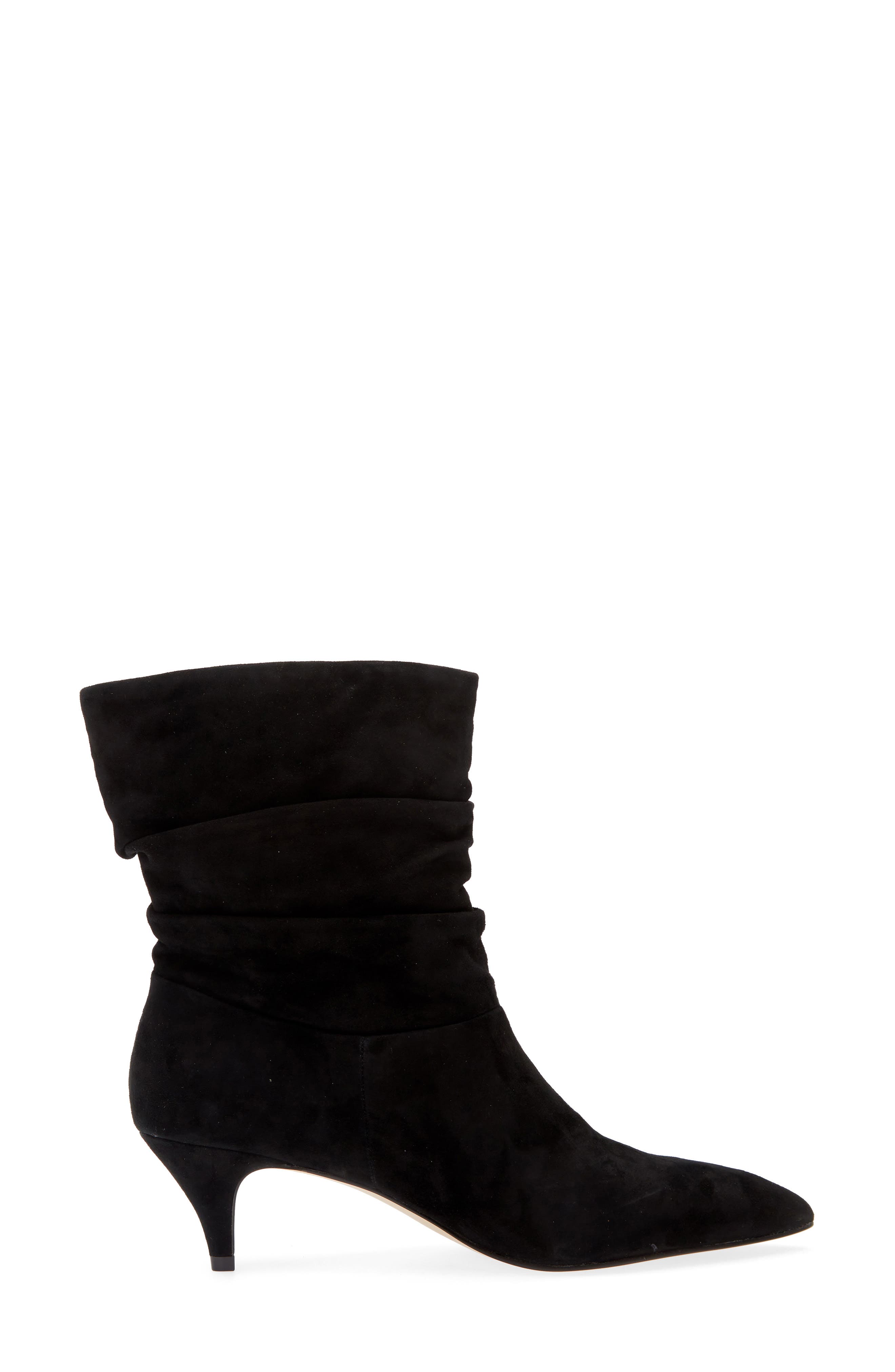 Brinwood Slouchy Bootie, Main, color, BLACK SUED