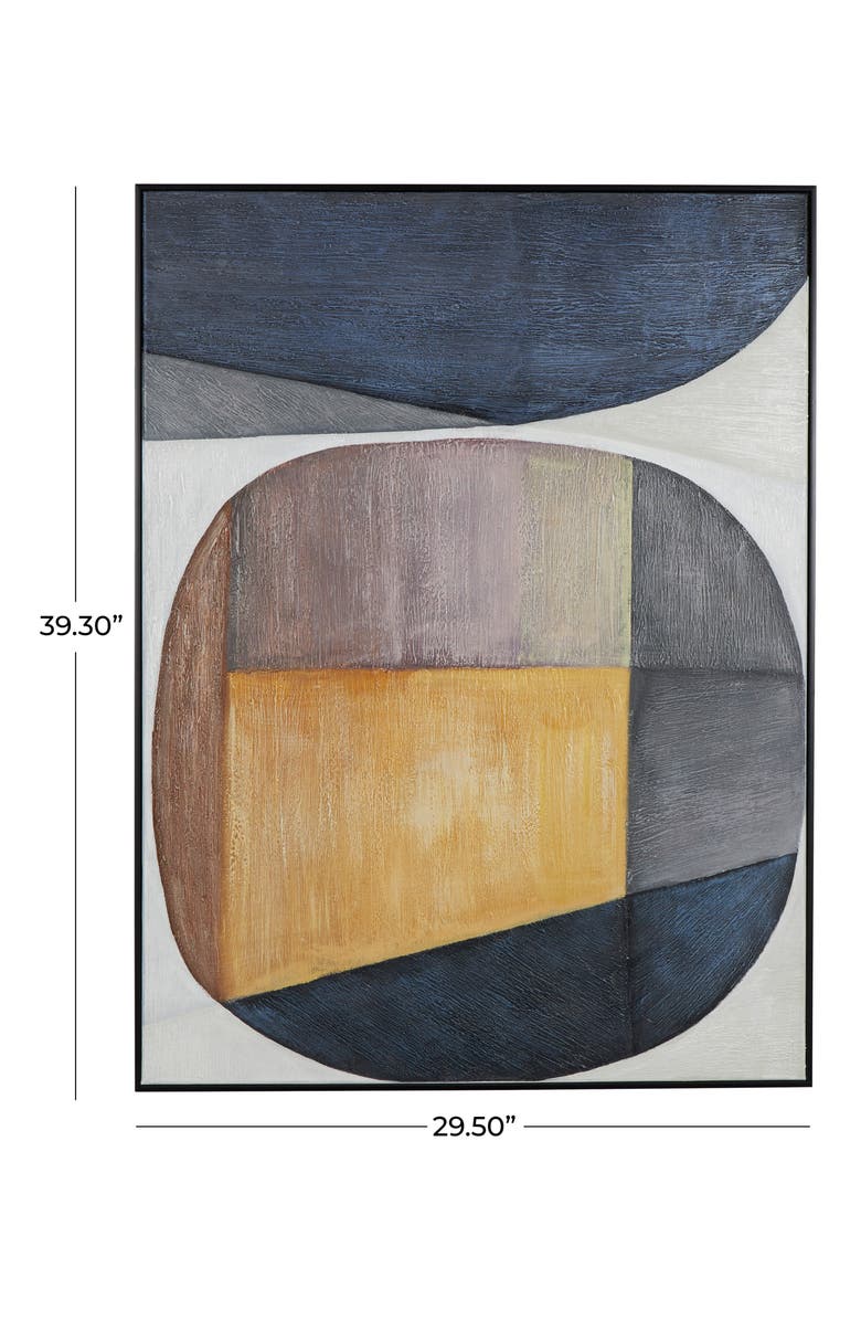 VIVIAN LUNE HOME Framed Canvas Wall Art, Alternate, color, Blue