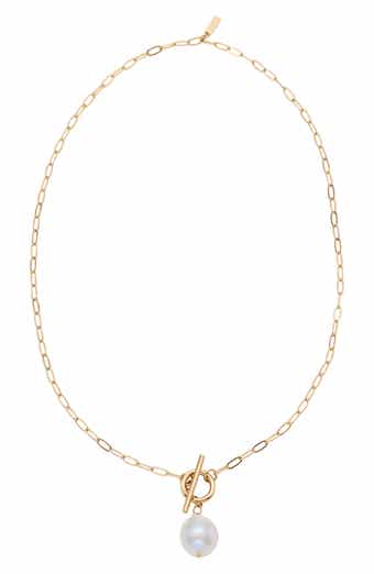 Baroque Freshwater Pearl Pendant Necklace