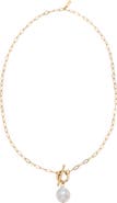 st. Moran Baroque Freshwater Pearl Pendant Necklace