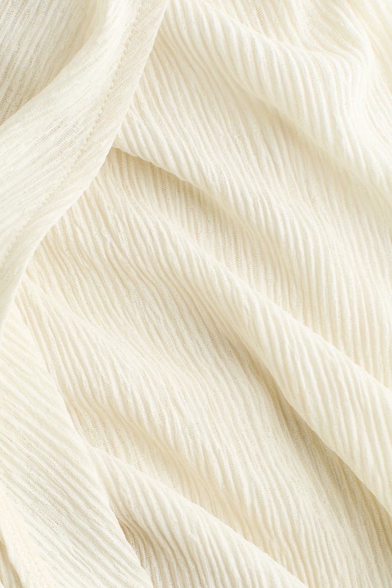 Crinkled Wrapover Pants, Alternate, color, Light beige