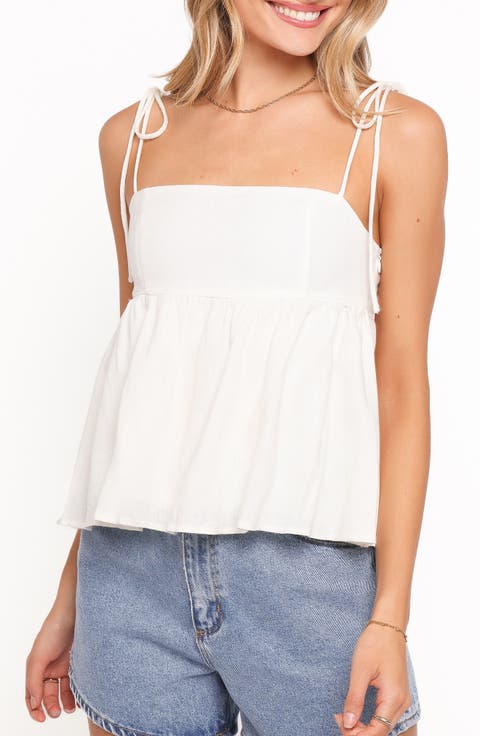 Zephyra Tie Strap Babydoll Camisole