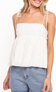 Petal & Pup Zephyra Tie Strap Babydoll Camisole