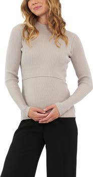 Ripe Maternity Lift Up Nursing Knit Top