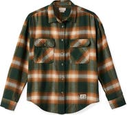 Brixton Bowery Plaid Flannel Button-Up Shirt