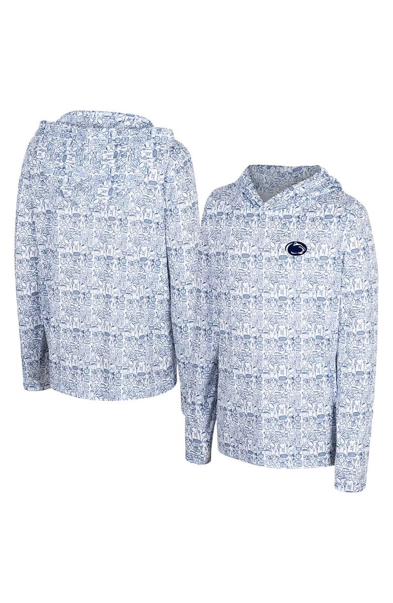 COLOSSEUM Youth Colosseum Navy Penn State Nittany Lions All-Over Print Hoodie, Main, color, Navy