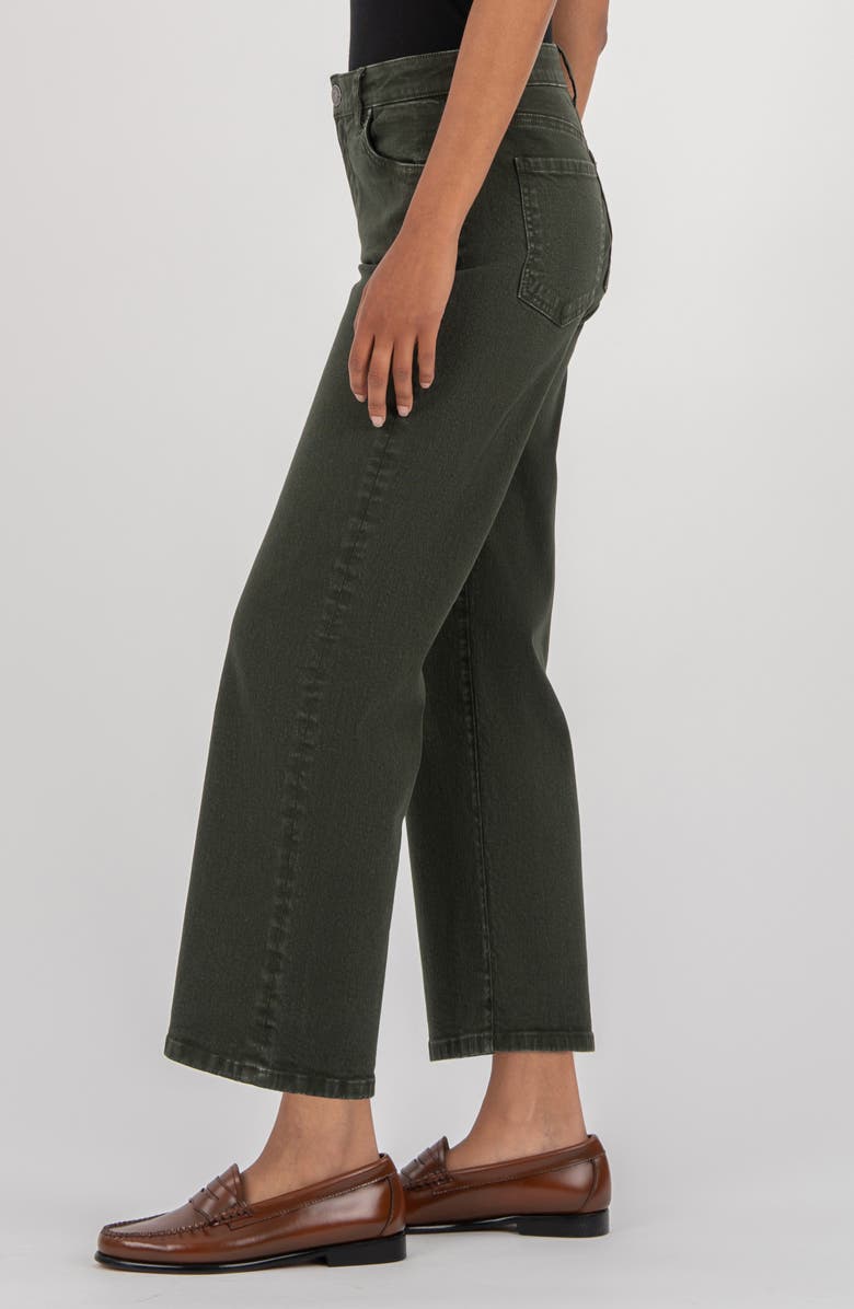 KUT from the Kloth High Waist Ankle Wide Leg Jeans, Alternate, color, Sherwood Forest