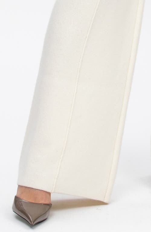 Pietro Brunelli Meribel Knit Pull-on Maternity Pants In Cream White