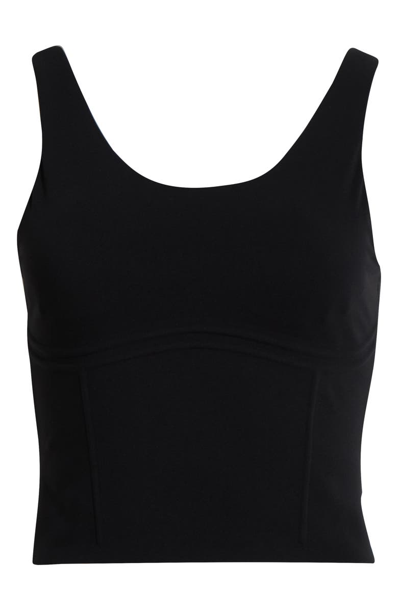 SPANX<sup>®</sup> Contour Crop Tank Top, Alternate, color, Very Black