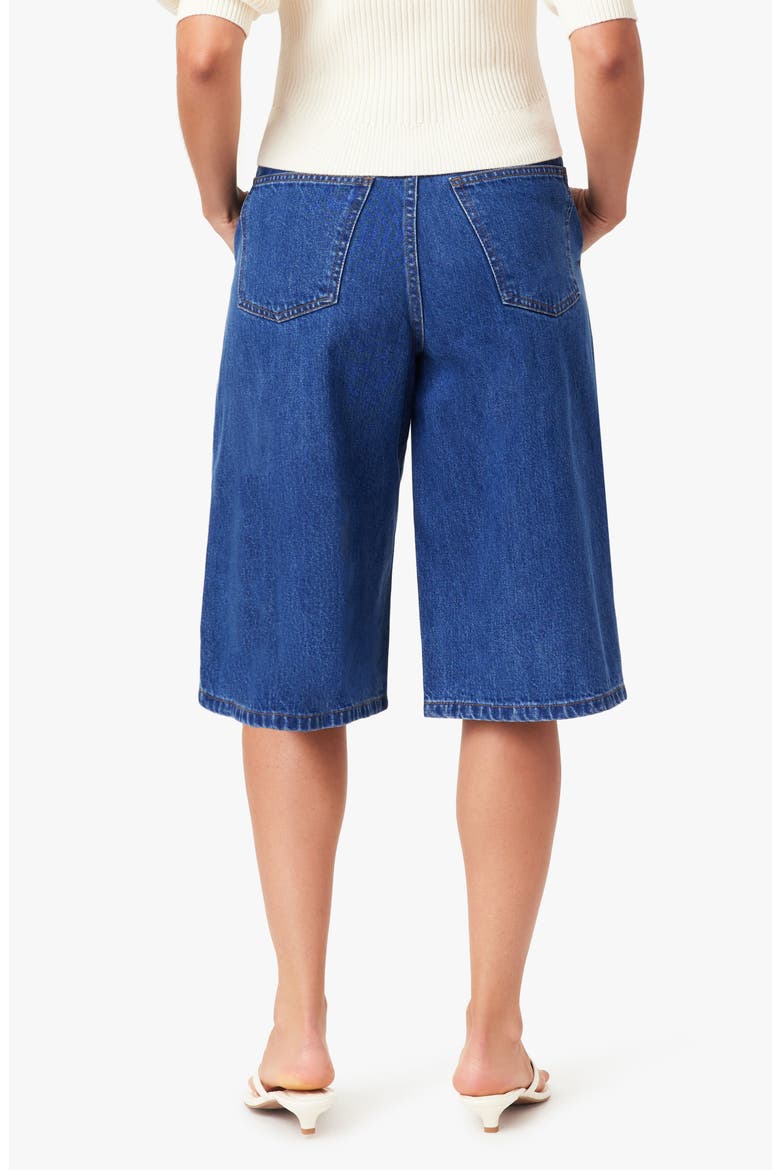 Campbell Pleated Bermuda Denim Shorts, Alternate, color, CORNFLOWER BLUE