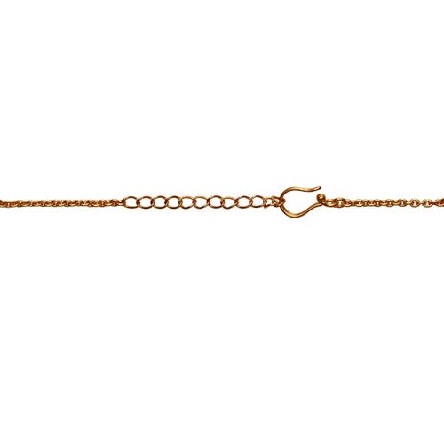 Dhwani Bansal Noor Drop Necklace In Antique Gold Plated