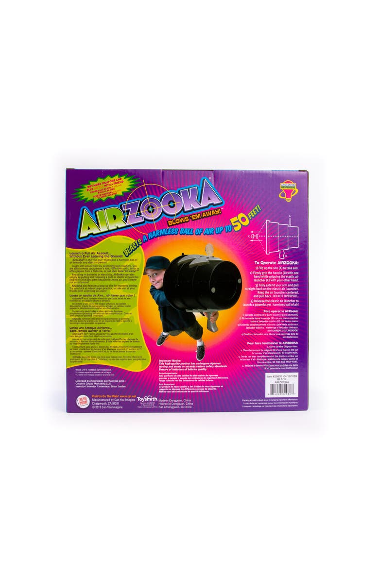 CAN YOU IMAGINE Airzooka Air Shooter, Black, Alternate, color, Multicolored