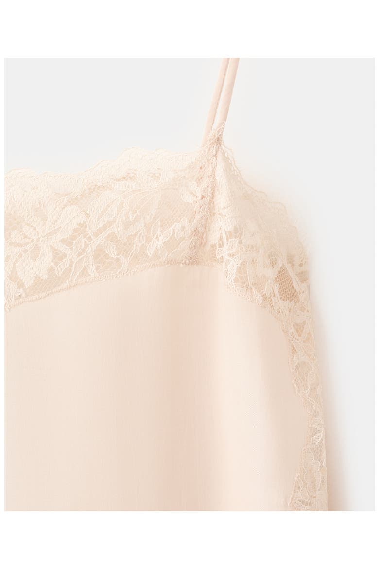 Lace Trim Camisole, Alternate, color, ECRU