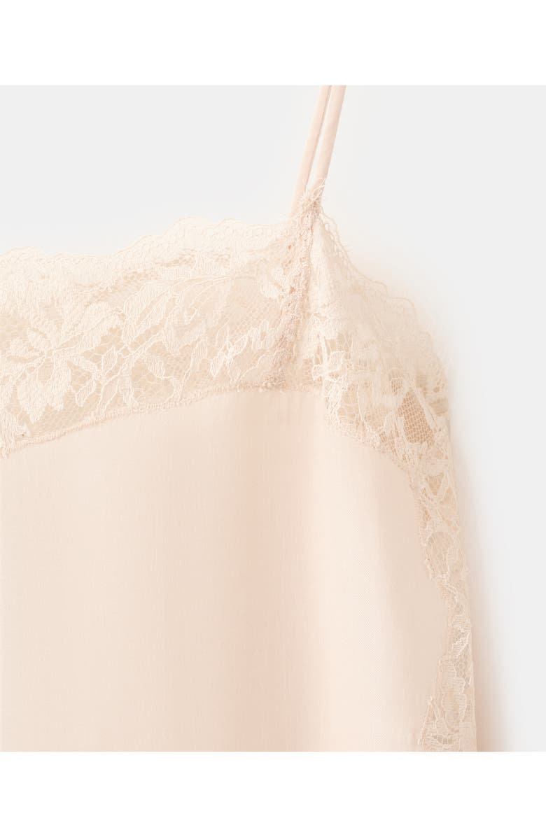 MANGO Lace Trim Camisole, Alternate, color,