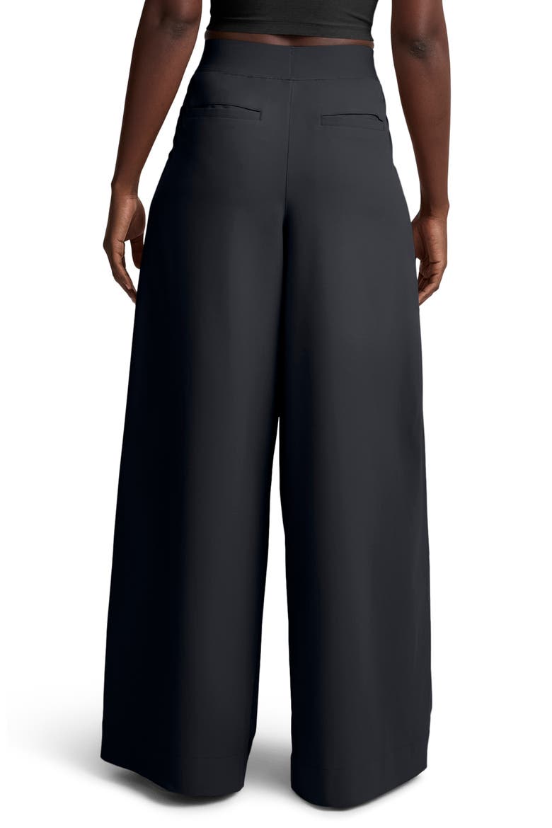Pleated Wide Leg Pants, Alternate, color, NOCTURNAL NAVY