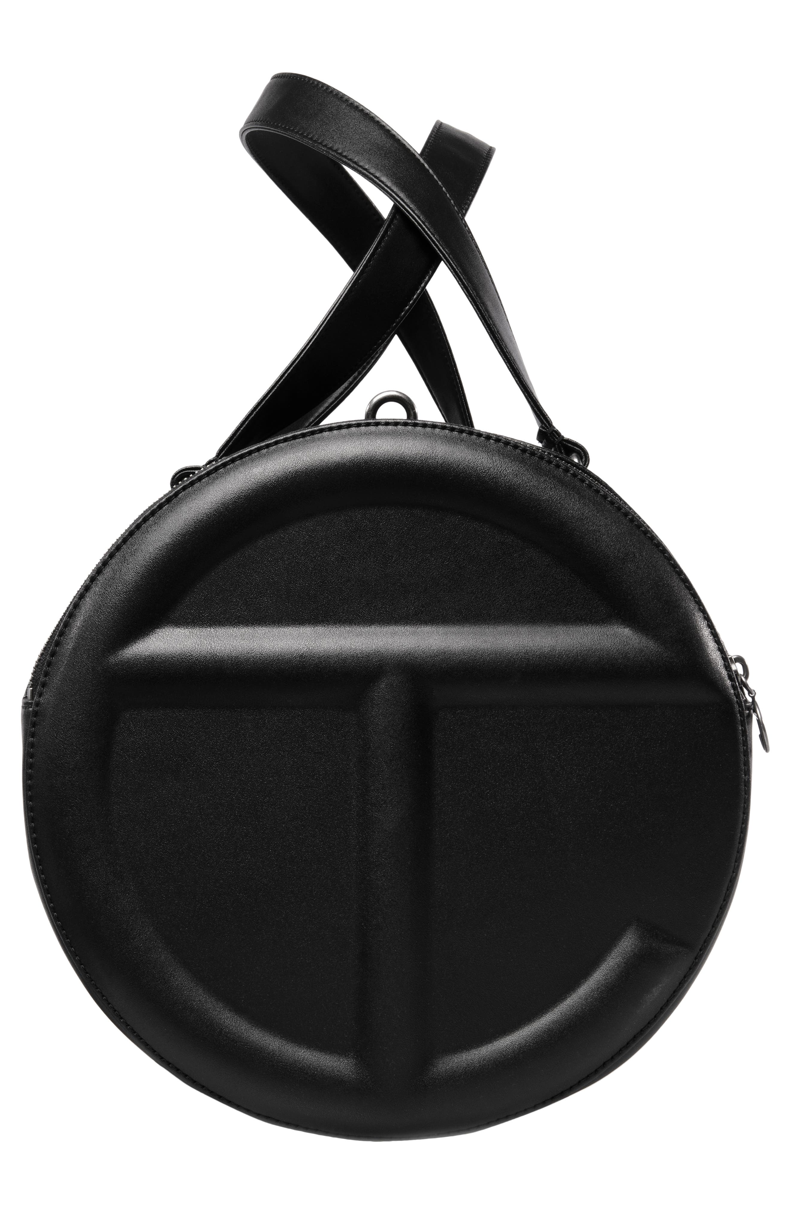 TELFAR Large Faux Leather Duffle Bag, Alternate, color, 