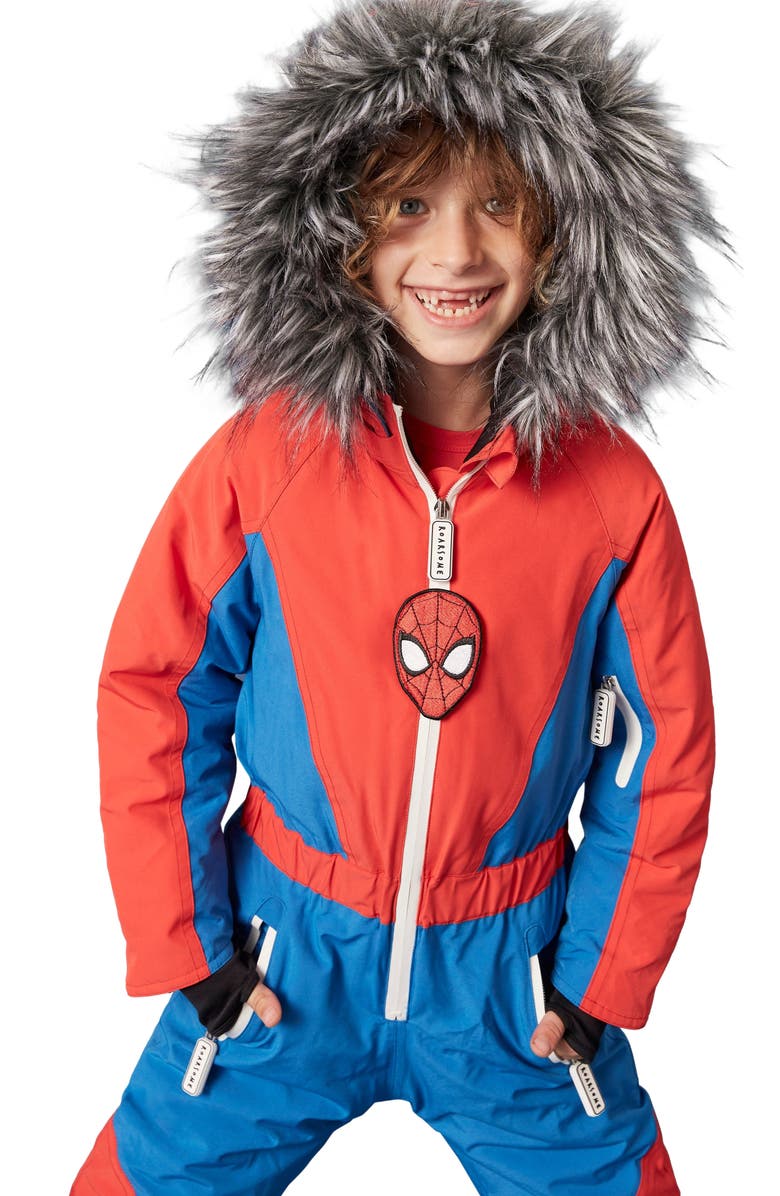 Roarsome Spiderman Ski Suit, Alternate, color, 