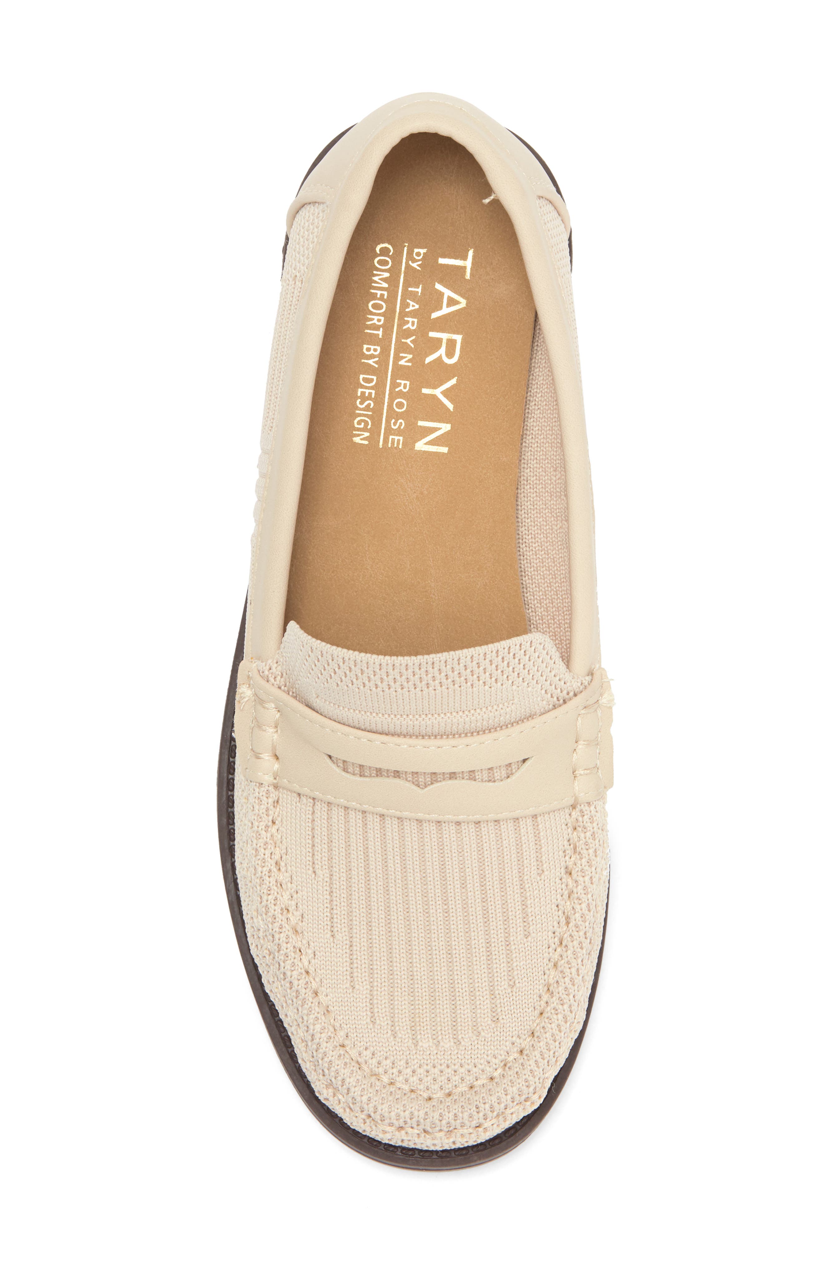 Taryn Rose Knit Penny Loafer, Alternate, color, 