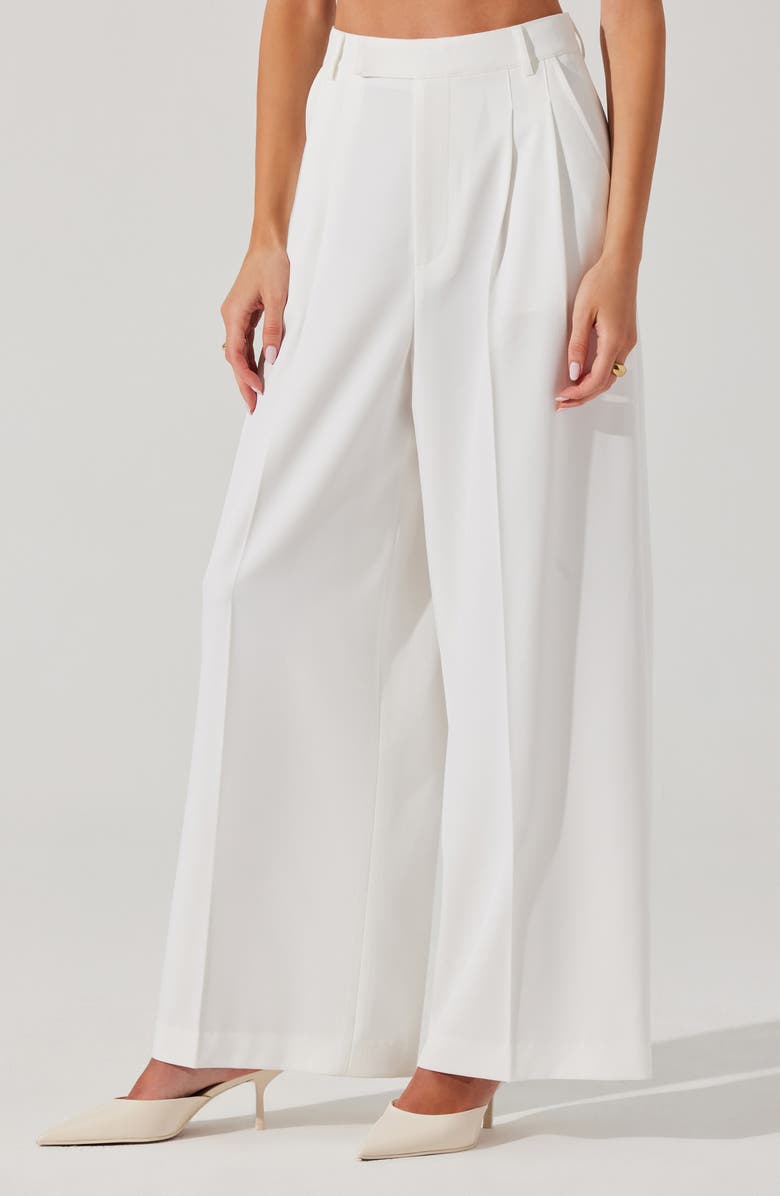 ASTR the Label Milani Wide Leg Pants, Alternate, color, White