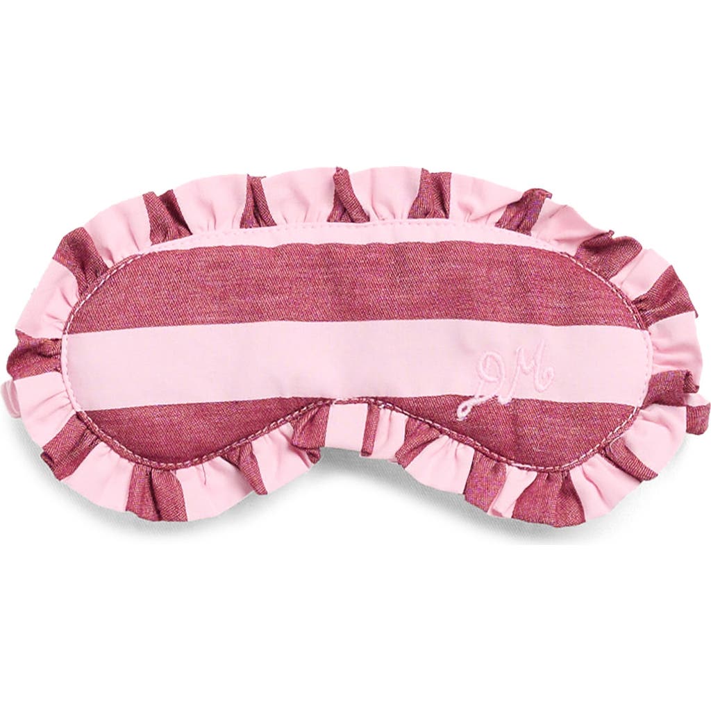 Damson Madder Organic Cotton Sleep Mask In Multi