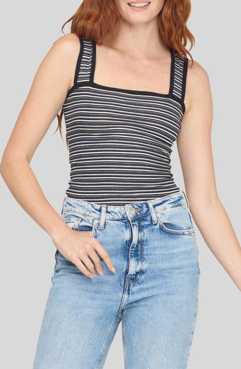 Bianca Striped Rib Tank